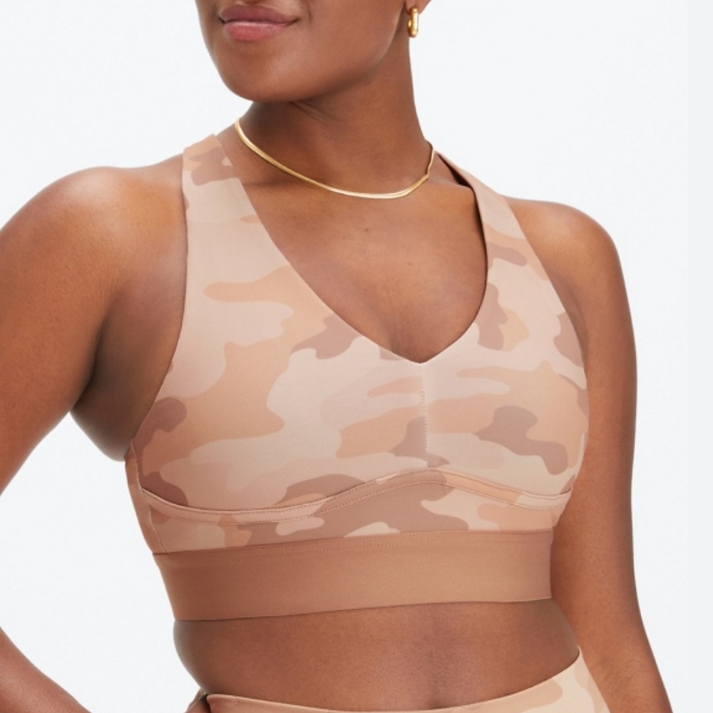 New Fabletics All Day Every Day Bra Teddy Camo